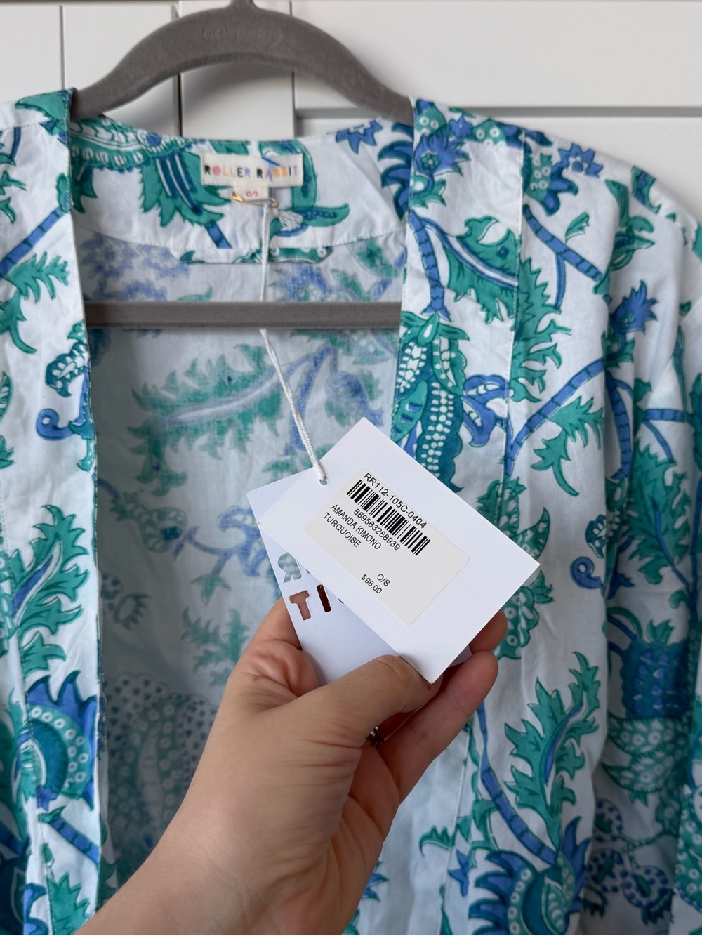 NWT Roller Rabbit Amanda Kimono Robe - Picture 3 of 7